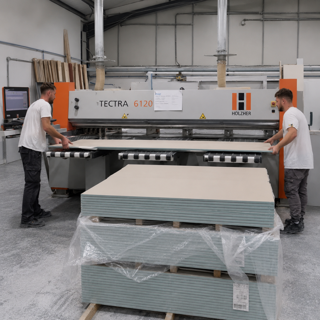 Innovate at SA CNC cutting deflection head strips in our Essex workshop