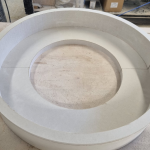 Bespoke plasterboard components prepared offsite by Innovate at S